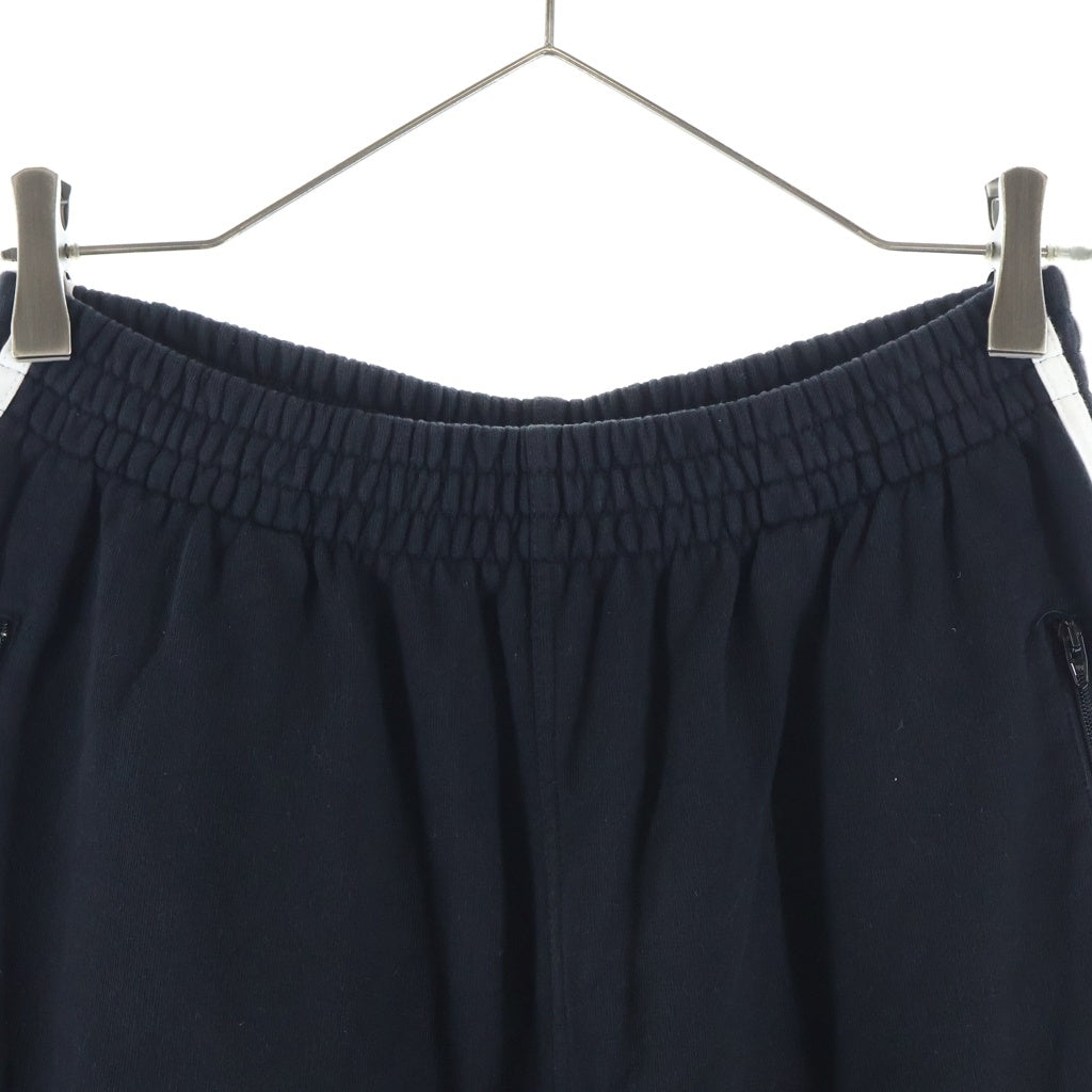 BALENCIAGA(バレンシアガ) 23SS ×adidas BAGGY SWEATPANT アディダス サイドライン バギースウェット トラックパンツ ブラック 723817 TNVN2