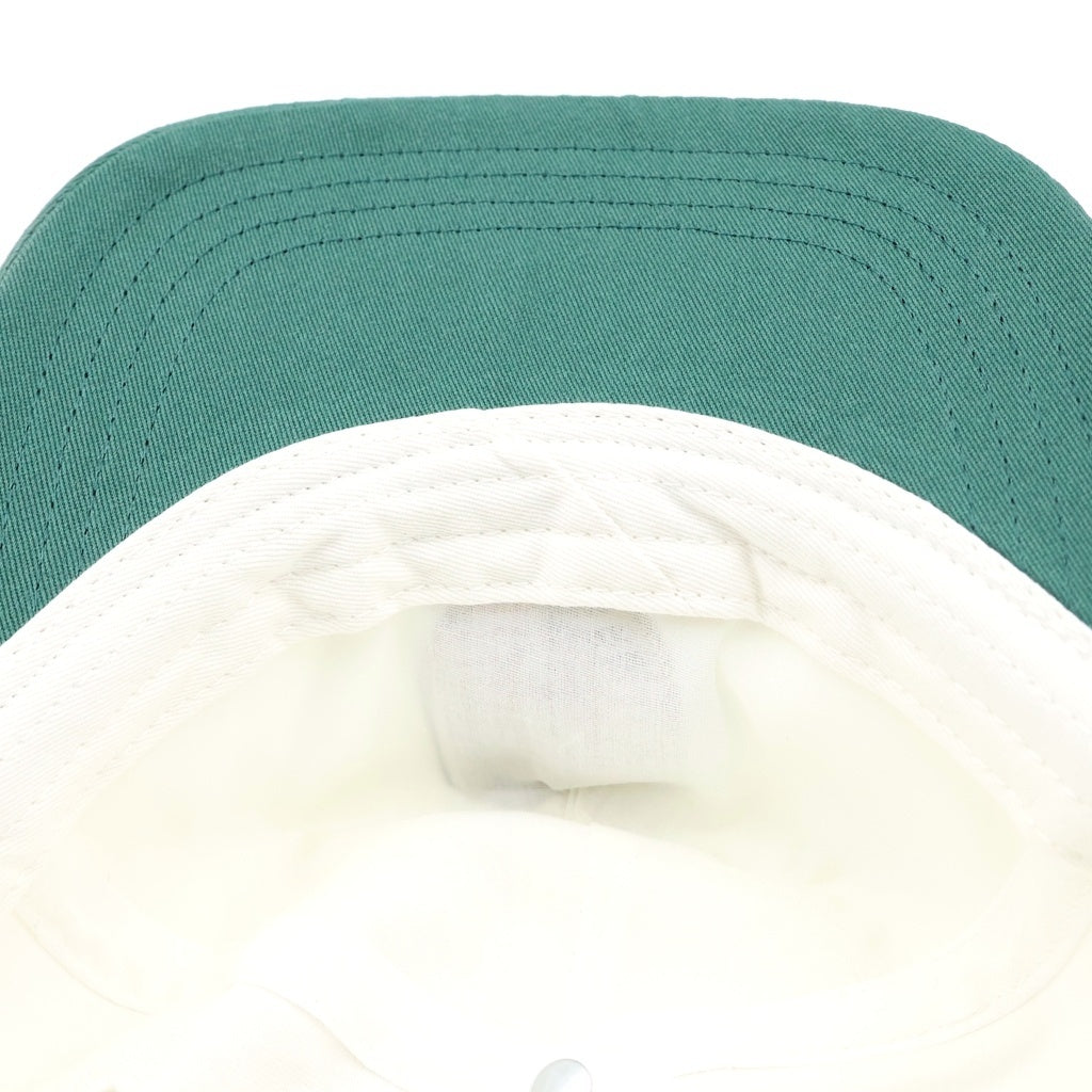 Aime Leon Dore(エメレオンドレ) 25AW ×PORSCHE COLOR BLOCK LOGO HAT ポルシェ カラーブロック ロゴキャップ 帽子 ホワイト/グリーン