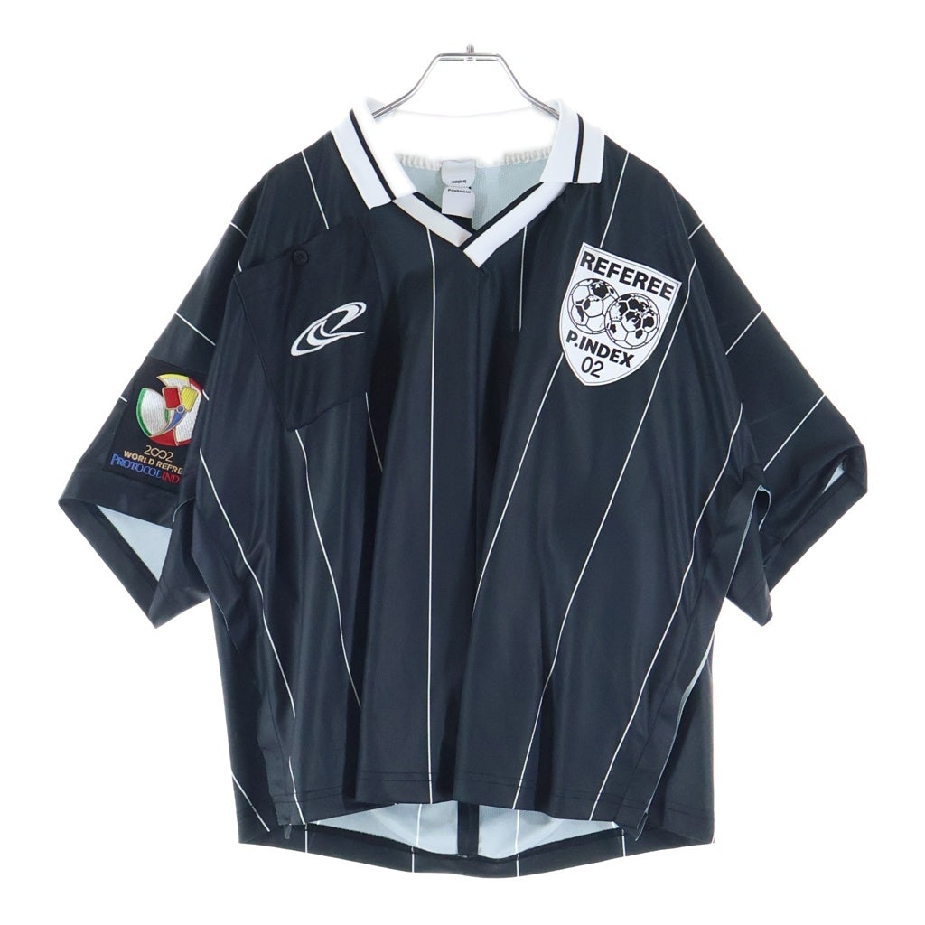 Protocol Index(プロトコル インデックス) 26SS REFEREE FOOTBALL JERSEY レフェリー フットボールジャージ 半袖ゲームシャツ ブラック