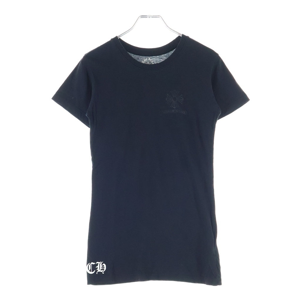 CHROME HEARTS(クロムハーツ) W CH PLUS S/S TEE CHプラスプリント クルーネック 半袖Tシャツ カットソー ブラック レディース