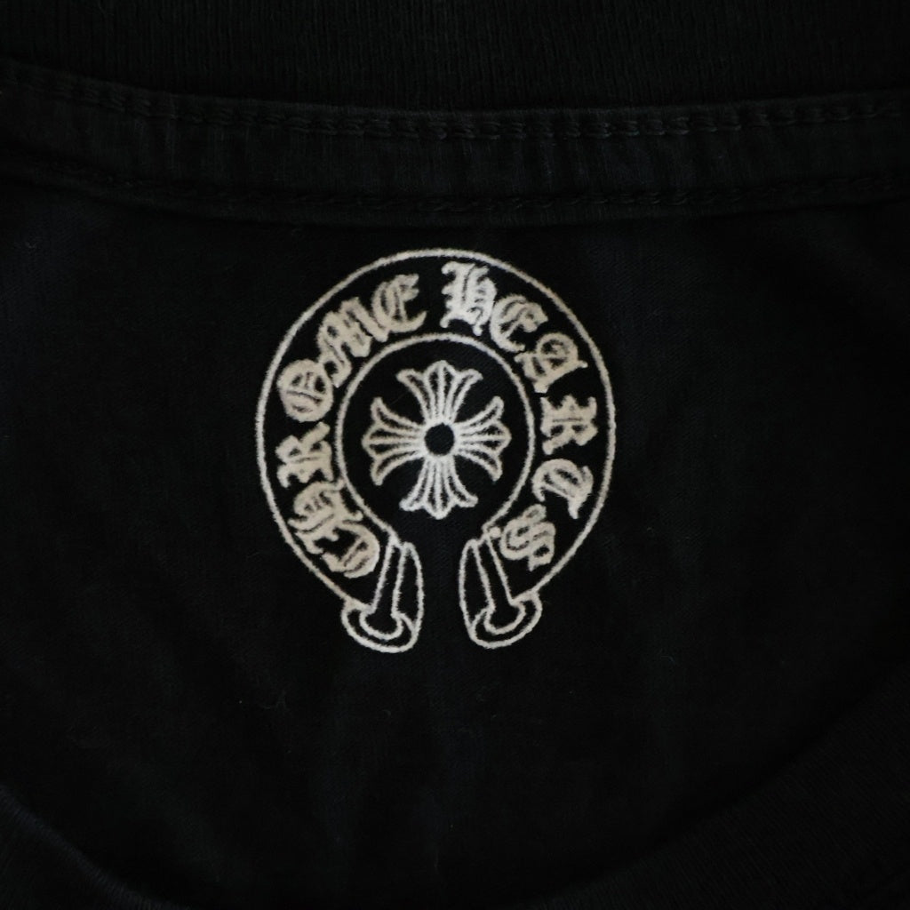 CHROME HEARTS(クロムハーツ) W CH PLUS S/S TEE CHプラスプリント クルーネック 半袖Tシャツ カットソー ブラック レディース
