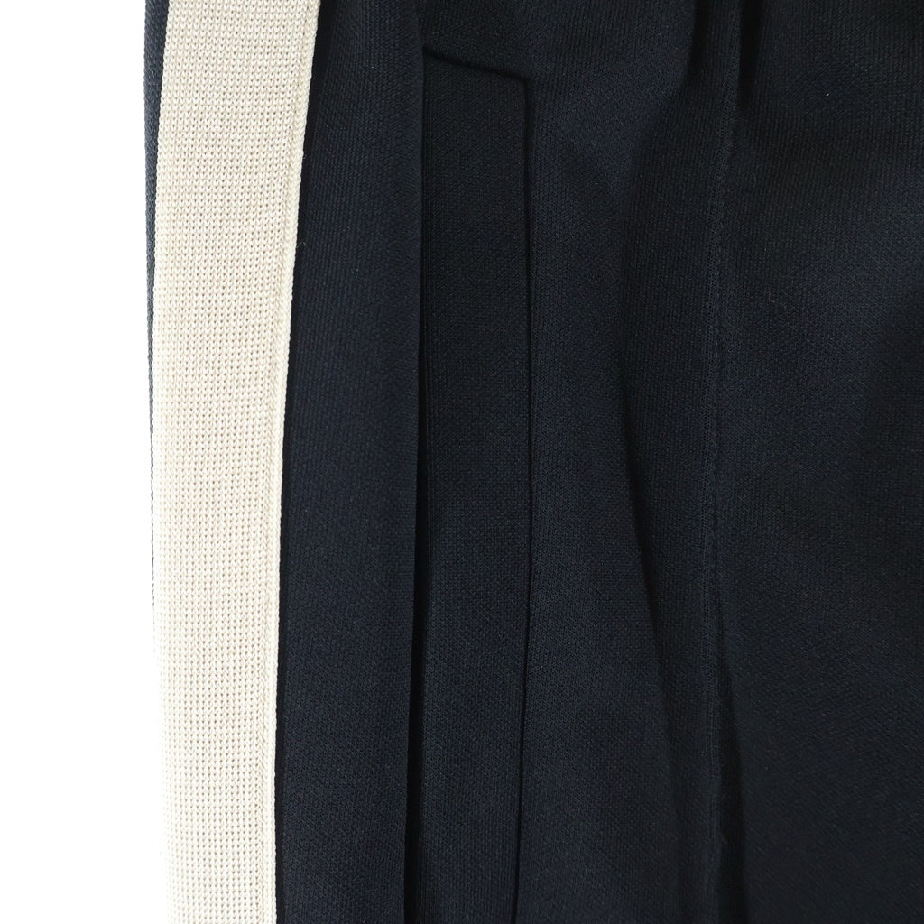 Palm Angels(パームエンジェルス) 24SS CLASSIC LOGO TRACK PANTS クラシック ロゴ エンブロイダリー サイドジップ トラックパンツ ブラック PMCJ020S24FAB001