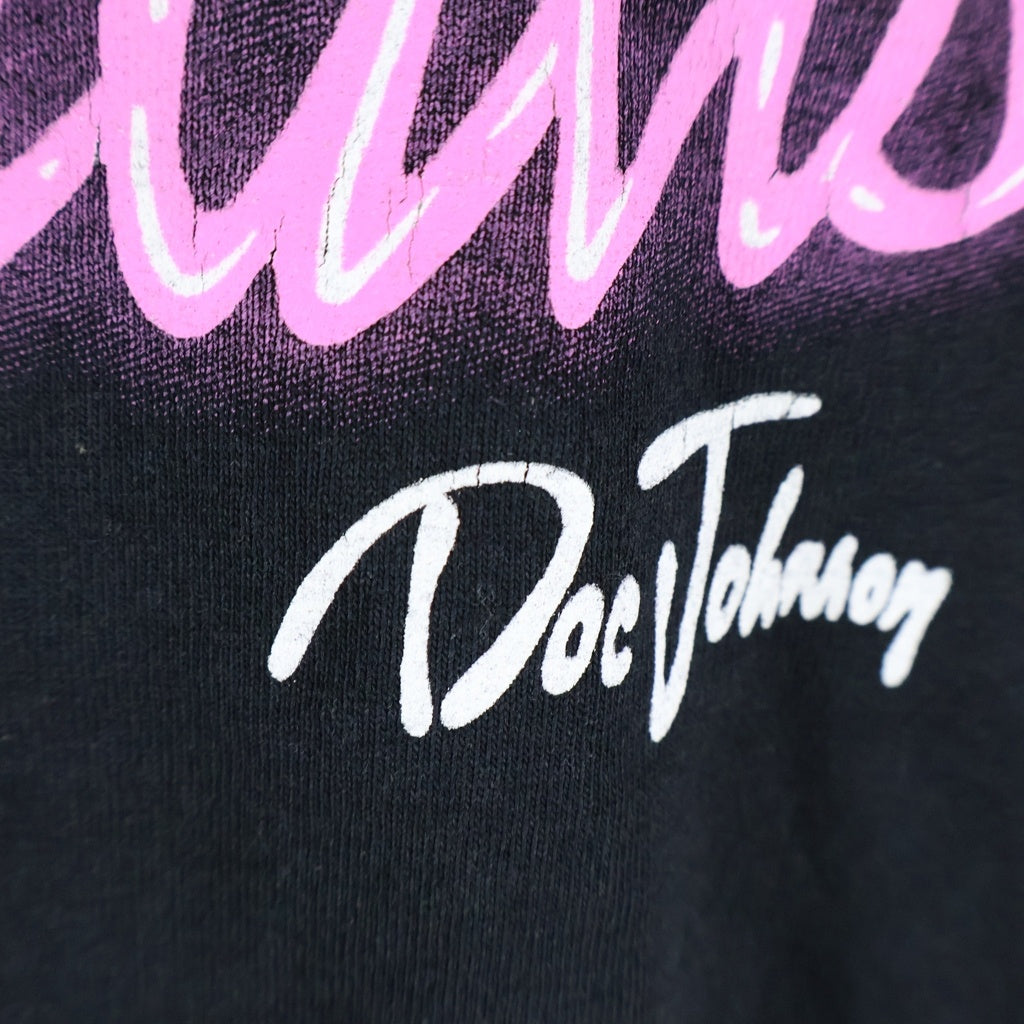 GALLERY DEPT.(ギャラリーデプト) 23SS ×DOC JOOHNSON BODY COCKTAILS TEE ドック ジョンソン ボディ コックテルズ プリント クルーネック 半袖Tシャツ カットソー ブラック BDC-1000BLACK