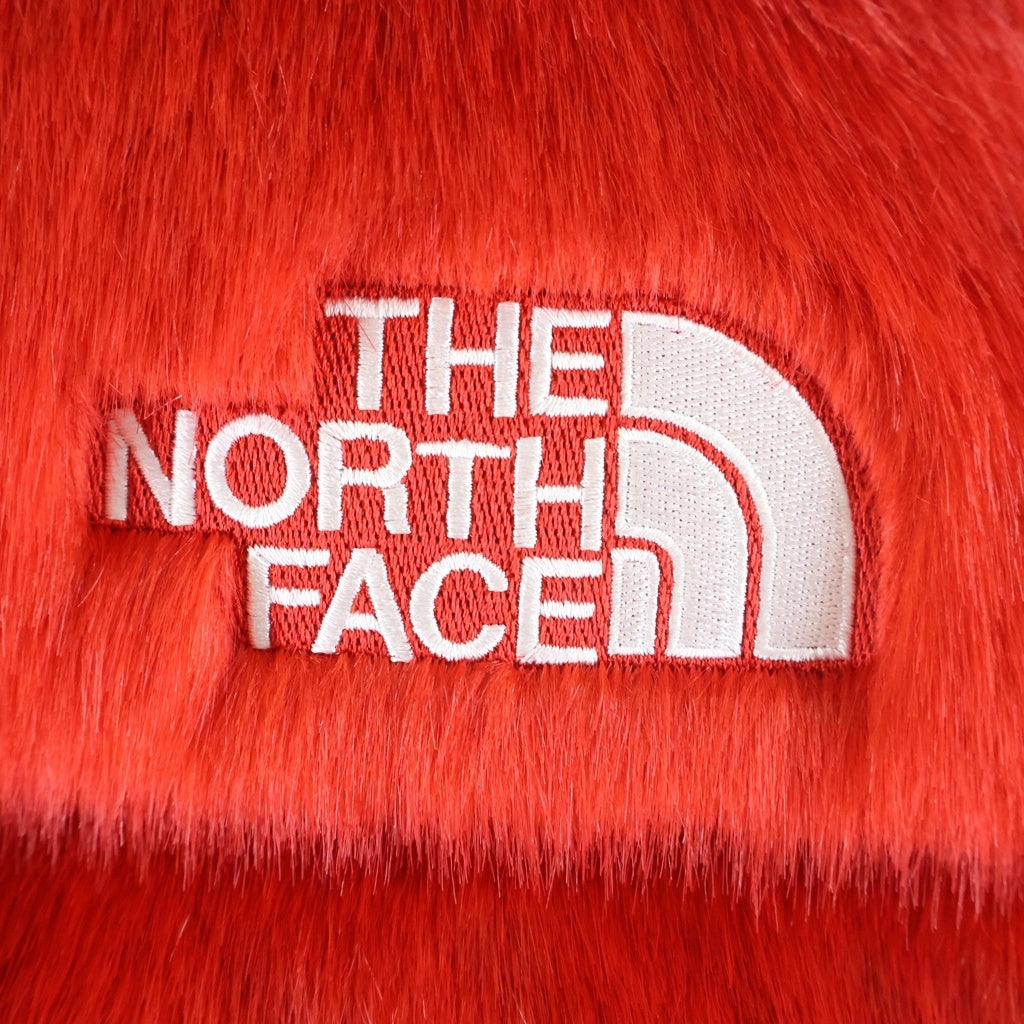 SUPREME(シュプリーム) 20AW ×THE NORTH FACE Faux Fur Nuptse Jacket ザノースフェイス フェイクファー ヌプシ ジップアップダウンジャケット レッド ND92001I