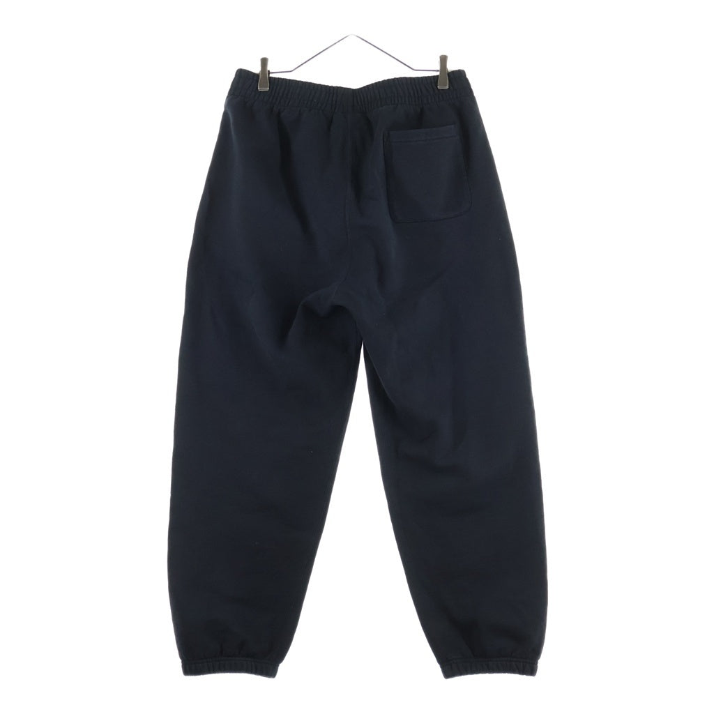 SUPREME(シュプリーム) 24AW Satin Applique Sweatpant サテンアプリーケ コットン スウェットパンツ ブラック