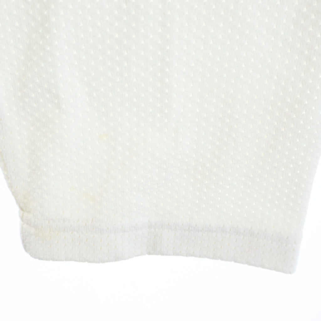 NIKE(ナイキ) ×STUSSY DRI FIT MESH JERSEY ステューシー ドライメッシュジャージ 両面デザイン クルーネックTシャツ 長袖 カットソー ホワイト FJ9164-133