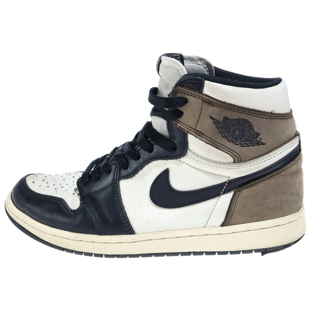NIKE(ナイキ) AIR JORDAN 1 RETRO HIGH OG DARK MOCHA エアジョーダン1 レトロ ダークモカ ハイカットスニーカー ブラウン/ホワイト/ブラック US8/26cm 555088-105