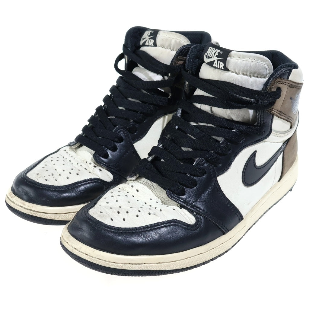 NIKE(ナイキ) AIR JORDAN 1 RETRO HIGH OG DARK MOCHA エアジョーダン1 レトロ ダークモカ ハイカットスニーカー ブラウン/ホワイト/ブラック US8/26cm 555088-105