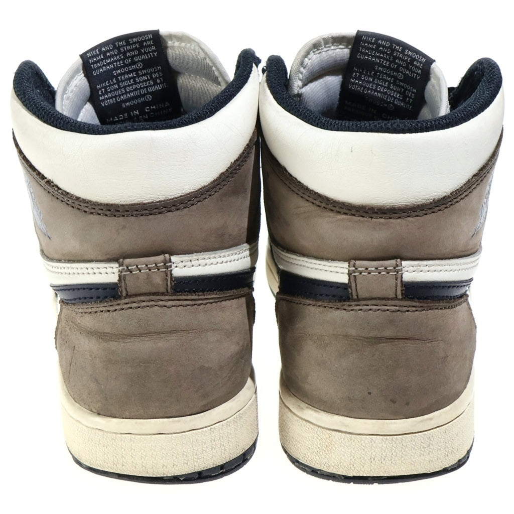 NIKE(ナイキ) AIR JORDAN 1 RETRO HIGH OG DARK MOCHA エアジョーダン1 レトロ ダークモカ ハイカットスニーカー ブラウン/ホワイト/ブラック US8/26cm 555088-105