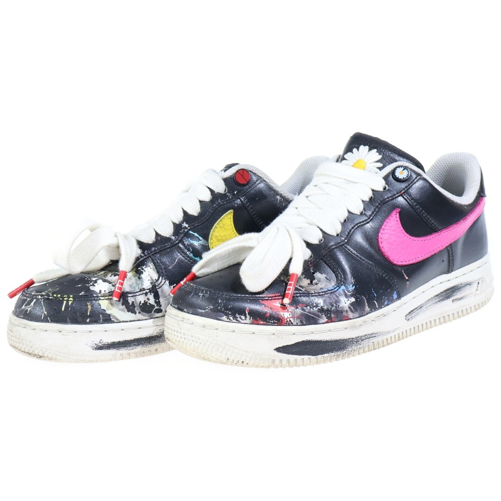NIKE(ナイキ) ×PEACEMINUSONE AIR FORCE 1 LOW 07 PARA-NOISE 3.0 ピースマイナスワン パラノイズ エアフォース1 ローカットスニーカー ブラック/ホワイト US8/26.0cm AQ3692-004