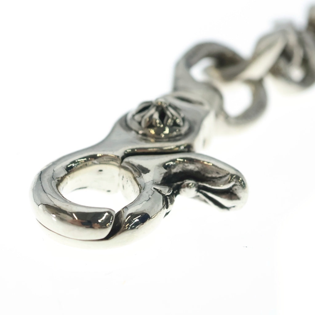 CHROME HEARTS(クロムハーツ) CLASSIC SHORT-T/ 2クリップショートクラシック ウォレットチェーン シルバー BCA068