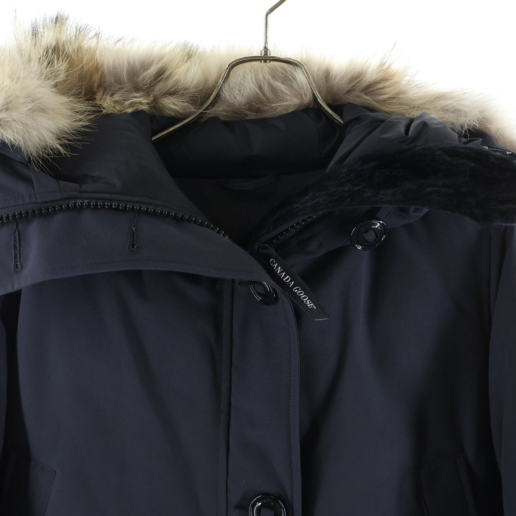 CANADA GOOSE(カナダグース) BRONTE PARKA ブロンテパーカー ファー付 ジップアップダウンジャケット レディース ブラック 2603JL