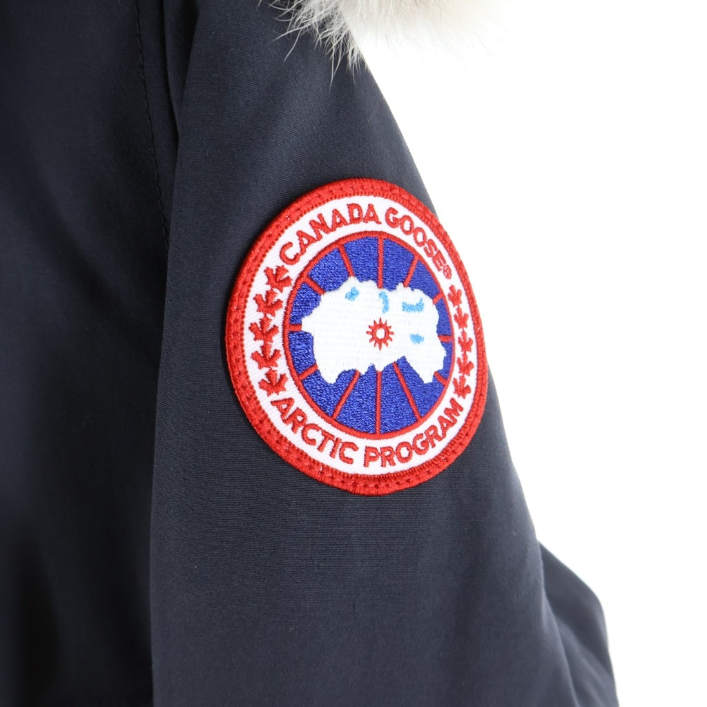 CANADA GOOSE(カナダグース) BRONTE PARKA ブロンテパーカー ファー付 ジップアップダウンジャケット レディース ブラック 2603JL