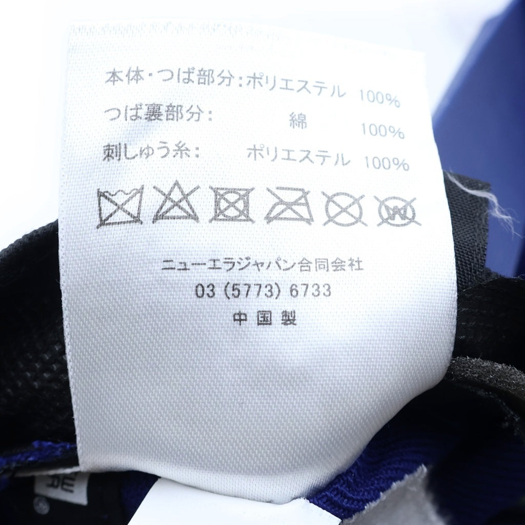 SAINT MICHAEL(セントマイケル) 25SS ×NEW ERA NE_CAP ニューエラ ロサンゼルスドジャース コットンベースボールキャップ 帽子 ブルー SM-HR8-GIFT-C46
