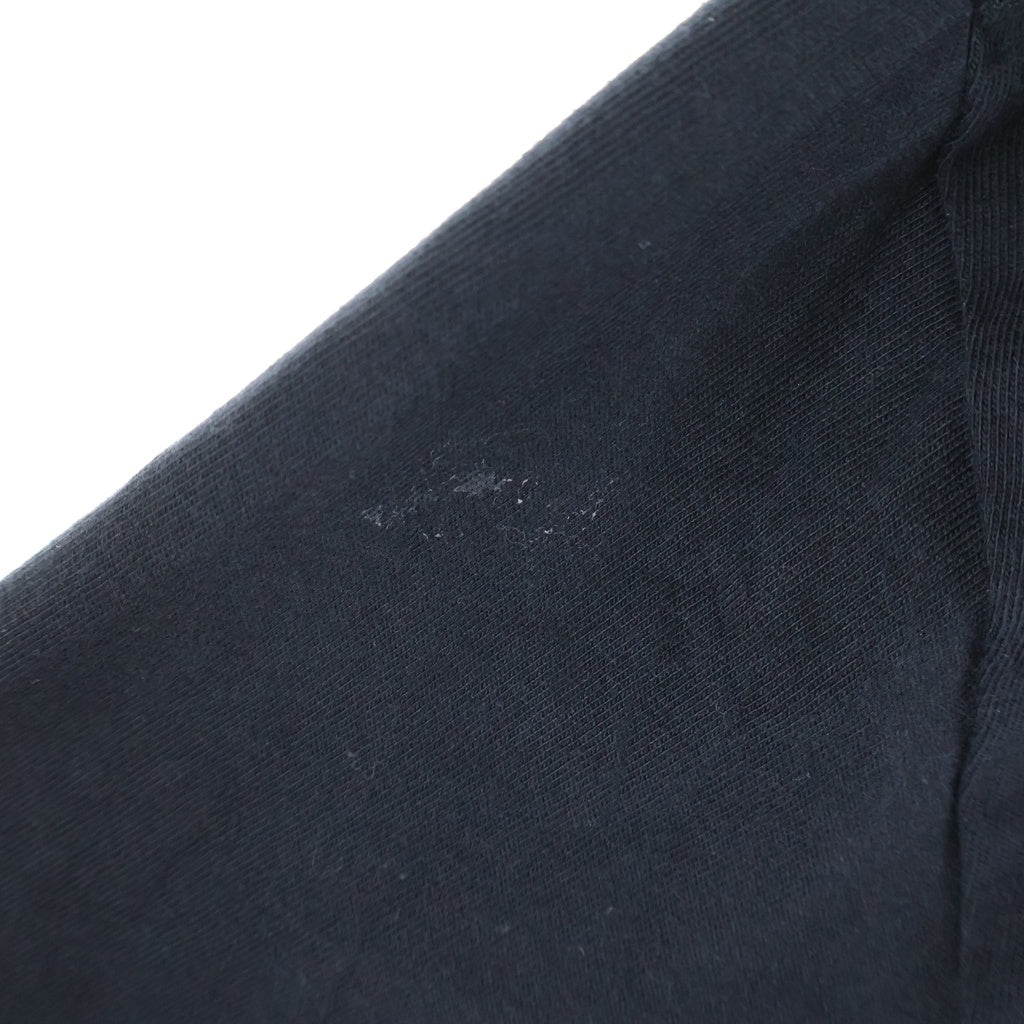 MONCLER GENIUS(モンクレール ジーニアス) ×FRAGMENT MAGLIA T-SHIRT フラグメント フロントロゴプリントTシャツ 半袖クルーネックカットソー ブラック F209U8C70710 8392B