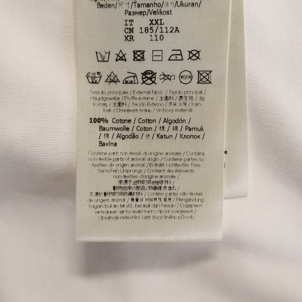 FENDI(フェンディ) 25SS METAL FF COTTON T-SHIRTS FFメタルロゴTシャツ 半袖クルーネックカットソー ホワイト FY0936 ARYY