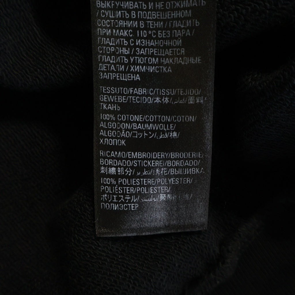 BALENCIAGA(バレンシアガ) 22AW GAFFER TAPED POLITICAL CAMPAIGN LOGO ZIP HOODIE ガッファー テープド ポリティカル キャンペーン ロゴ 泥加工 ジップ フーディー パーカー ブラック 720424 TNVK5 1089