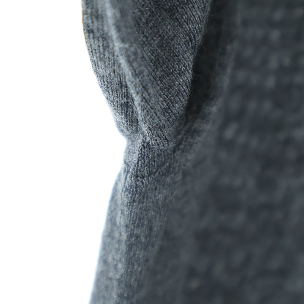 cash&barba(キャッシュ アンド バルバ) Cash&Silk 180 Regular Fit Turtle-Neck カシミヤシルク レギュラーフィット タートルネック ニット グレー IMSSW003