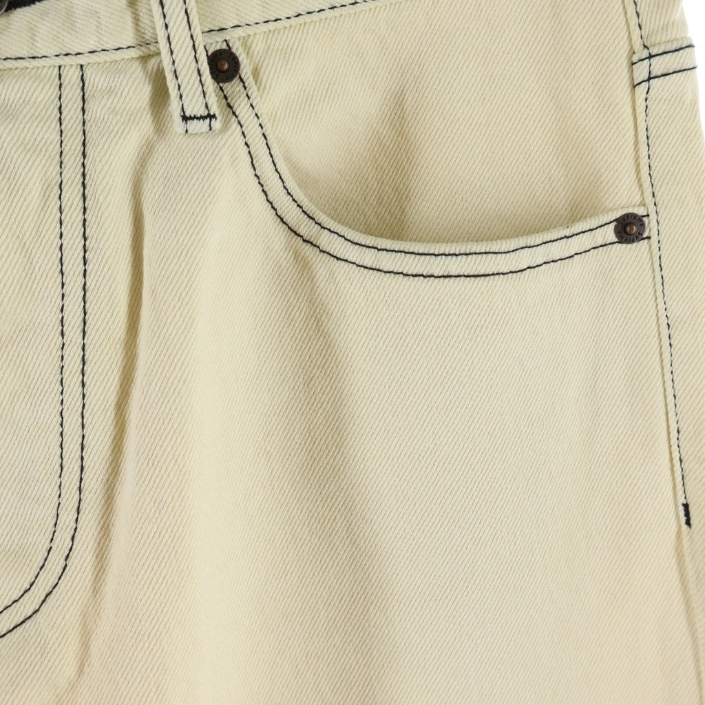 SUPREME(シュプリーム) 23AW Regular Jean Bleached ブリーチド レギュラージーンズ デニムパンツ アイボリー