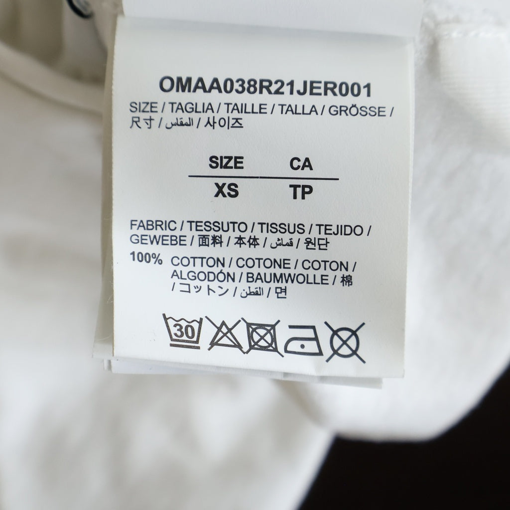 OFF-WHITE(オフホワイト) 21SS MONA LISA TEE アートプリント クルーネック 半袖Tシャツ カットソー ホワイト OMAA038R21JER001