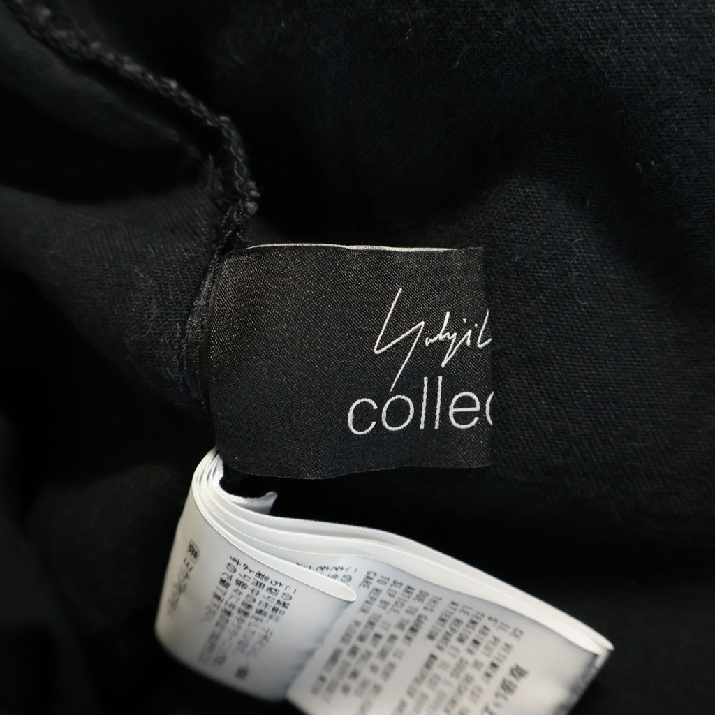 Yohji Yamamoto(ヨウジヤマモト) 25SS 6oz TWILL DENIM B POCKET DETAIL PANTS 6オンスツイルデニム Bポケット ドローコード付パンツ ブラック FP-P66-005