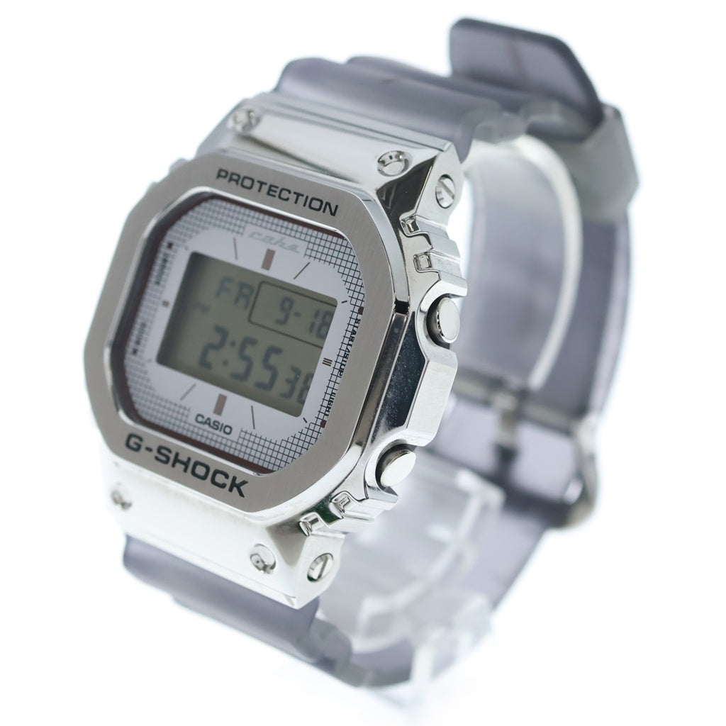 CASIO G-SHOCK(カシオ ジーショック) ×C2H4 GM-5600 THE SPACE AGE EDITION シーツーエイチフォー スペースエイジ デジタル文字盤 腕時計 シルバー/グレー GM-5600C2H424-8P