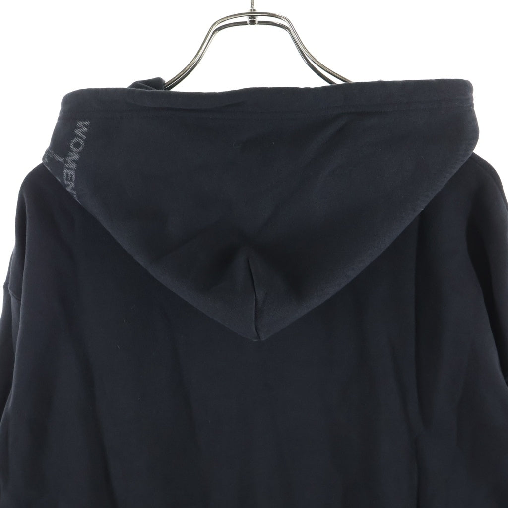 Y's(ワイズ) 15AW シャドウロゴ プルオーバーフーディー パーカー レディース ブラック YY-T14-016