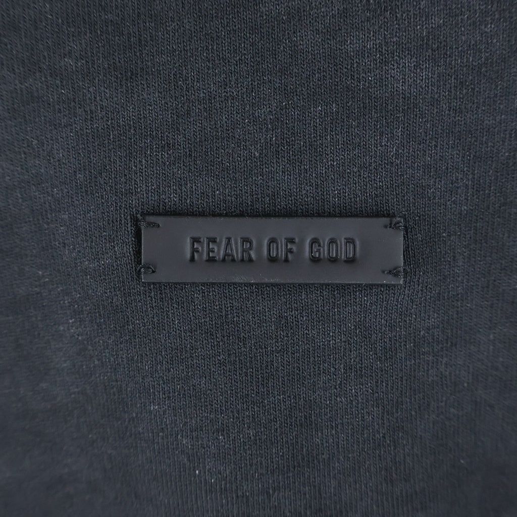 FEAR OF GOD(フィアオブゴッド) 26SS SOLIDARITYプリント ヘビーウェイトクルーネック半袖Tシャツ カットソー ブラック
