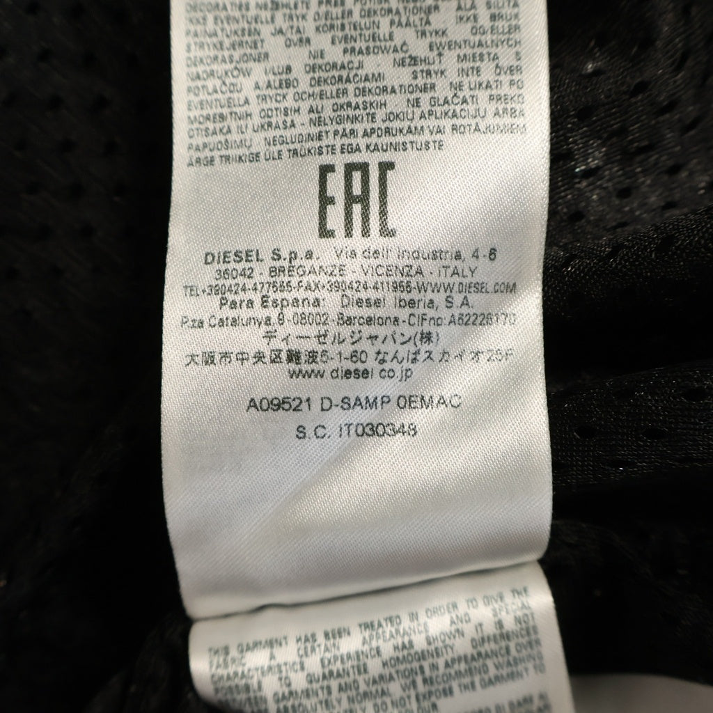 DIESEL(ディーゼル) 23AW D-SAMP DENIM VEST ディーサンプ マルチポケット ジップアップ デニムベスト ブラック A09521