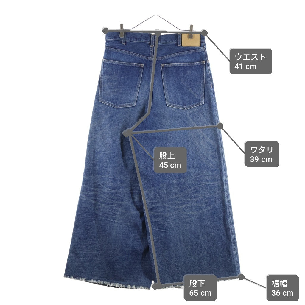 CELINE(セリーヌ) エディ期 ジーンズ バギーフレアデニムパンツ インディゴ