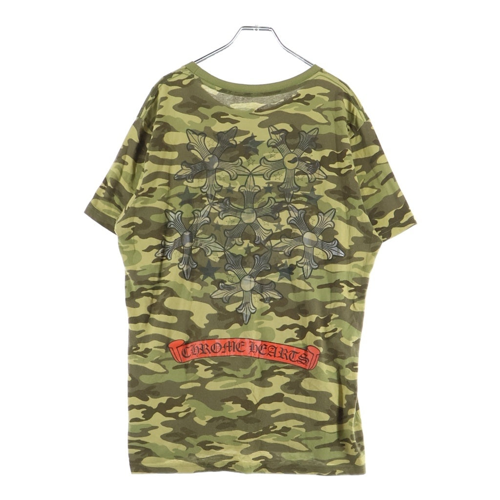 CHROME HEARTS(クロムハーツ) OLD STAR S/S TEE オールド スタープリント 半袖Tシャツ カットソー カモフラ グリーン