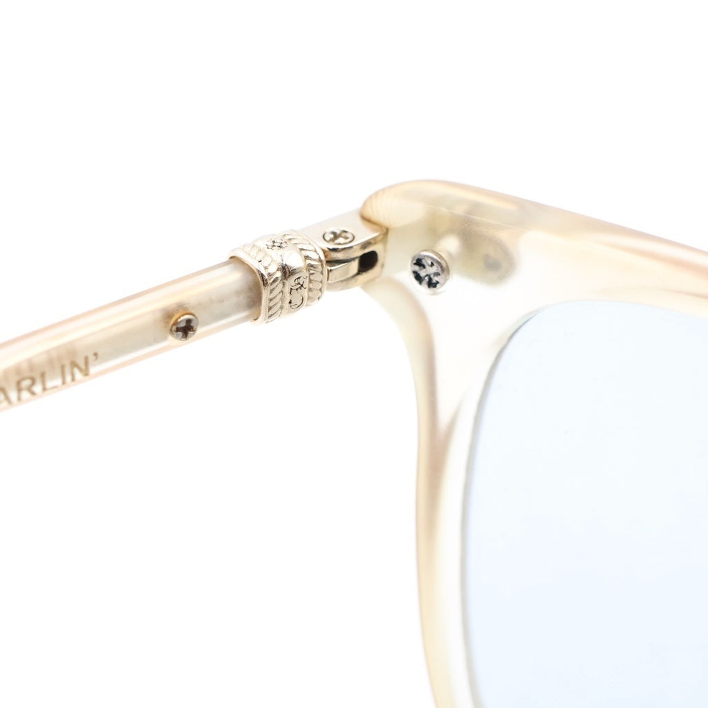 CHROME HEARTS(クロムハーツ) DARLIN サイドフローラル フレーム サングラス メガネ BK-18KGP ベージュ