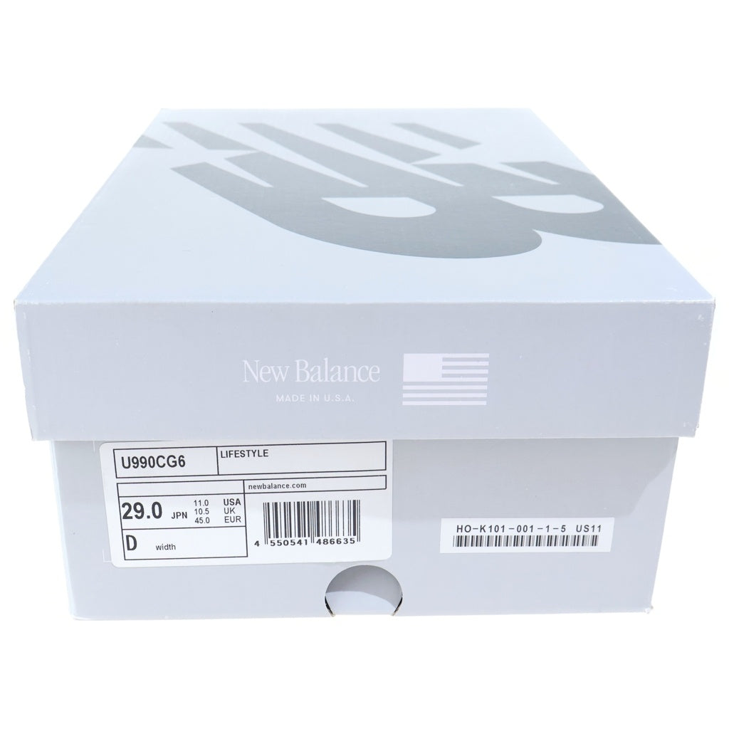 New Balance(ニューバランス) 25SS ×COMME DES GARCONS HOMME コムデギャルソンオム メッシュ ローカットスニーカー ブラック US11/29cm U990CG6