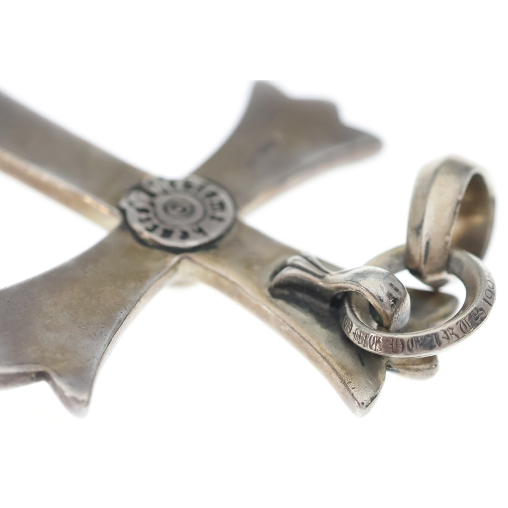 CHROME HEARTS(クロムハーツ) CH CRS LG W/BALE Wベイル ラージCHクロスペンダントトップ シルバー BCA215
