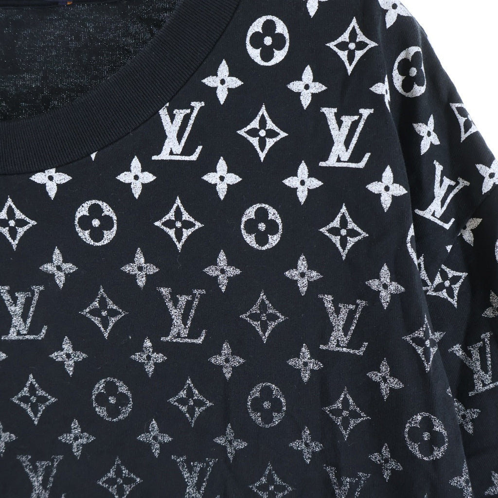 LOUIS VUITTON(ルイヴィトン) 24AW モノグラムグラディエント クルーネック 半袖Tシャツ カットソー ブラック RM242MQ FSB HQY42W