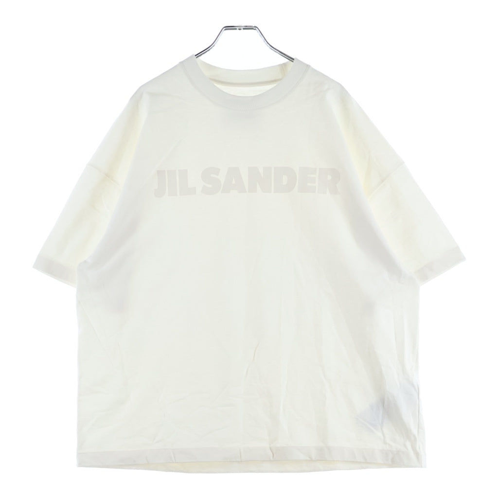 JIL SANDER(ジルサンダー) 25SS T-SHIRT ロゴプリント クルーネック 半袖Tシャツ カットソー ホワイト J21GC0168 J20243