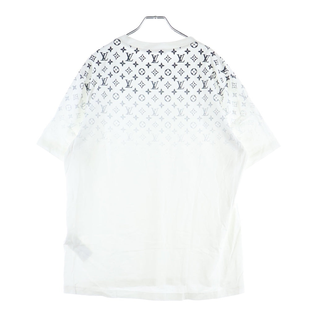 LOUIS VUITTON(ルイヴィトン) 25AW モノグラム グラディエント クルーネック 半袖Tシャツ カットソー ホワイト RM252MQ FSB HQY42W