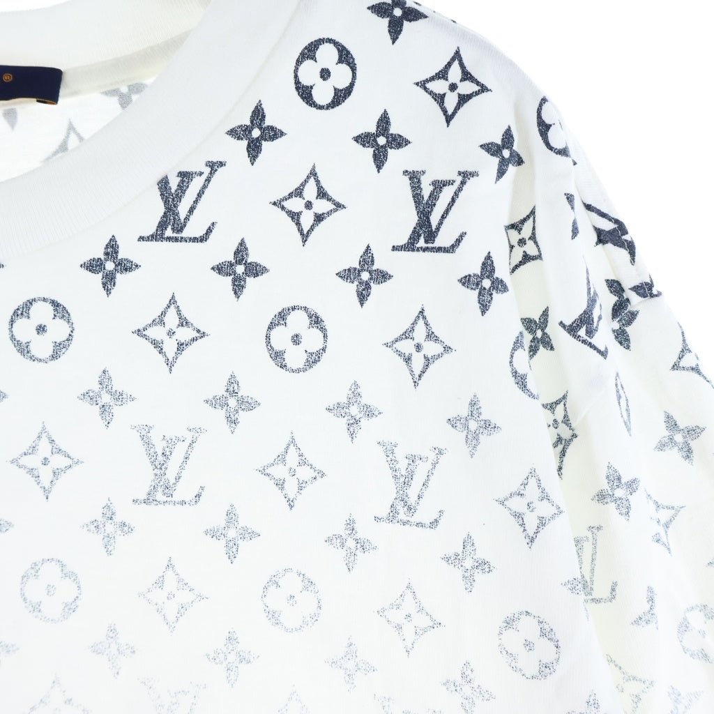 LOUIS VUITTON(ルイヴィトン) 25AW モノグラム グラディエント クルーネック 半袖Tシャツ カットソー ホワイト RM252MQ FSB HQY42W