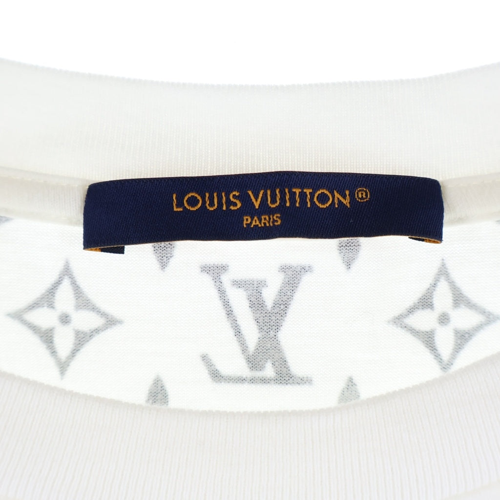 LOUIS VUITTON(ルイヴィトン) 25AW モノグラム グラディエント クルーネック 半袖Tシャツ カットソー ホワイト RM252MQ FSB HQY42W