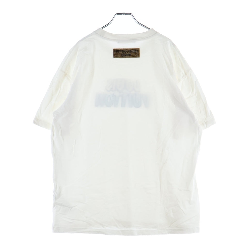 LOUIS VUITTON(ルイヴィトン) 23AW エンブロイダードビーズ クルーネック 半袖Tシャツ カットソー ホワイト RM232M NPG HPY35W