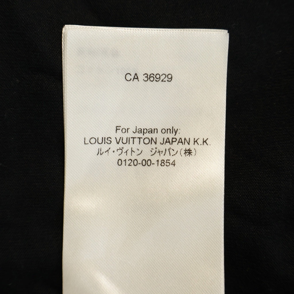 LOUIS VUITTON(ルイヴィトン) 23AW エンブロイダードビーズ クルーネック 半袖Tシャツ カットソー ブラック RM232 NPG HPY86W