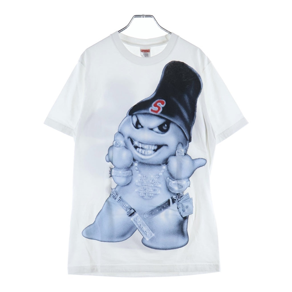 SUPREME(シュプリーム) 25AW Snowman Tee スノーマン フロントプリント半袖カットソー クルーネックTシャツ ホワイト