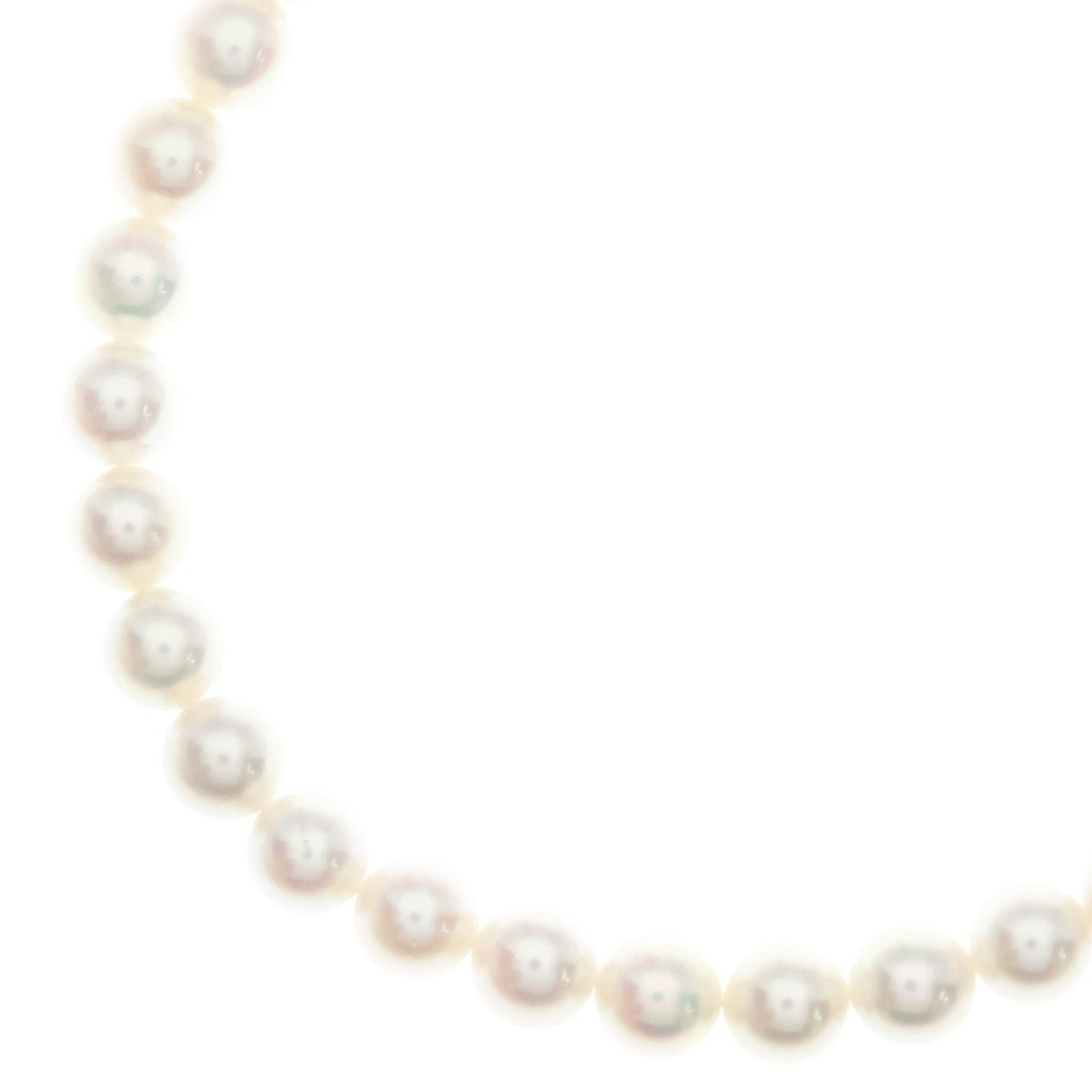 COMME des GARCONS(コムデギャルソン) ×MIKIMOTO ミキモト アコヤ真珠 パールネックレス ホワイト/シルバー KZ-1621FB レディース
