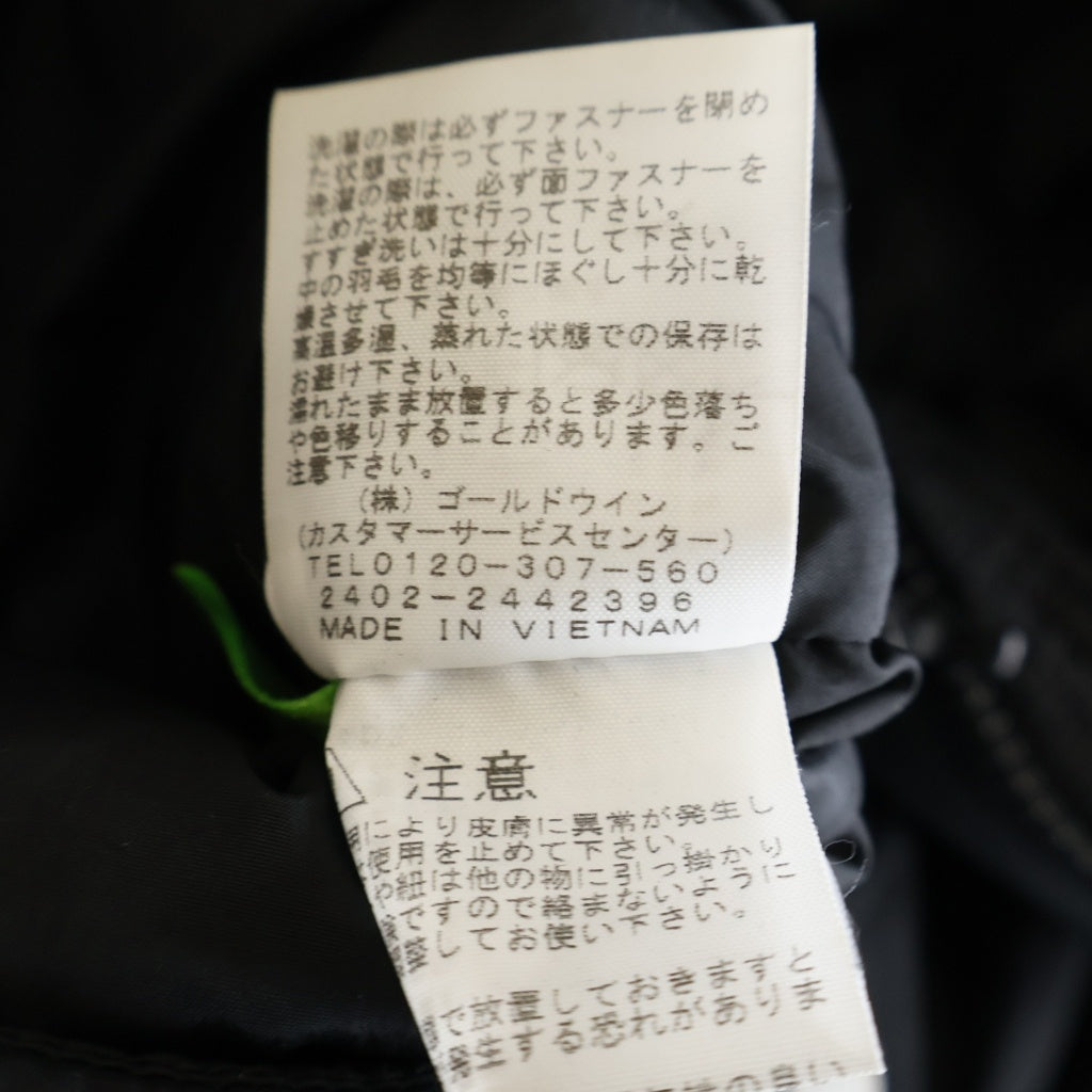 THE NORTH FACE(ザノースフェイス) NUPTSE HOODIE ヌプシフーディー ジップアップダウンジャケット ブラック ND92331