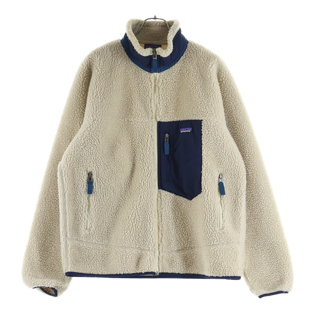 PATAGONIA(パタゴニア) 19AW CLASSIC RETRO-X JACKET クラシック レトロX ボアフリースジャケット ベージュ/ネイビー STY23056FA19 23056FA19