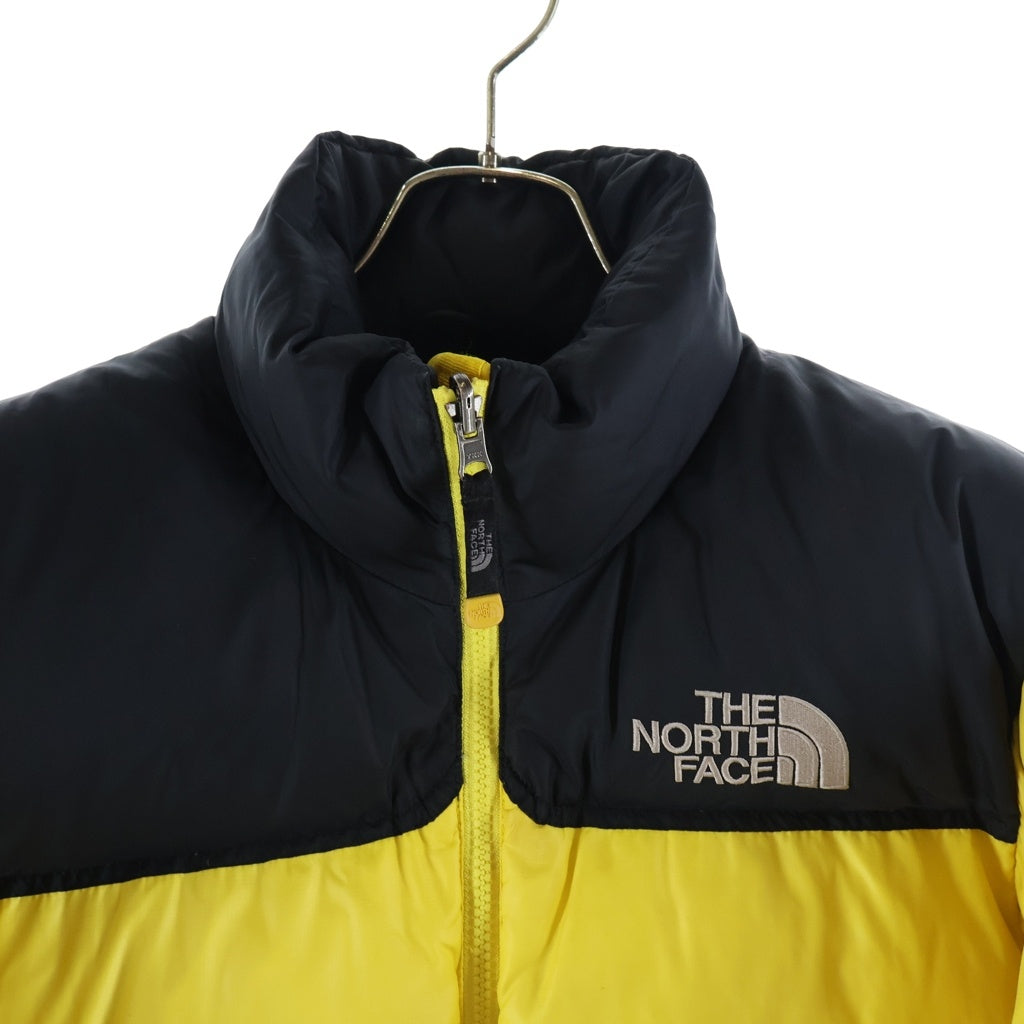 THE NORTH FACE(ザノースフェイス) NUPTSE JACKET ヌプシ ジップアップナイロンダウンジャケット イエロー/ブラック NFD00A62