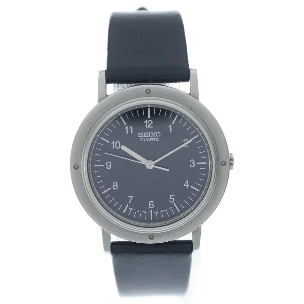 SEIKO(セイコー) ×nano universe Limited Collection SCXP119 ナノユニバース シャリオ 復刻 限定1982本 クォーツ式腕時計 シルバー/ブラック 7N01-0KC0