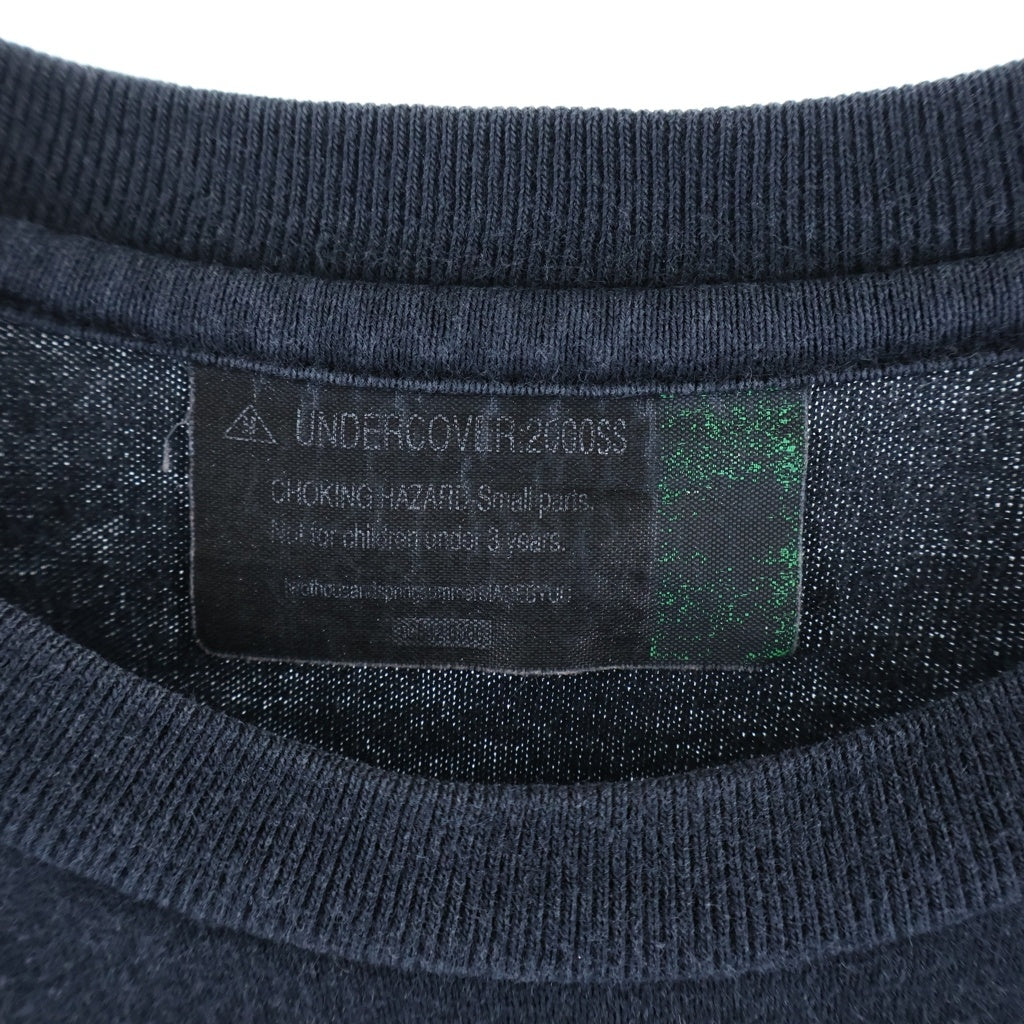 UNDERCOVER(アンダーカバー) 00SS ARCHIVE SK務PT期 FUTURE クルーネック半袖Tシャツ カットソー ブラック