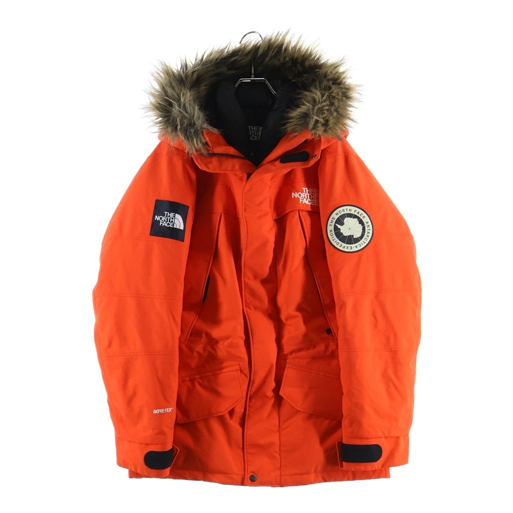 THE NORTH FACE(ザノースフェイス) 17AW ANTARCTICA PARKA アンタークティカパーカ ジップアップファーフーデッドナイロンダウンジャケット オレンジ ND91807