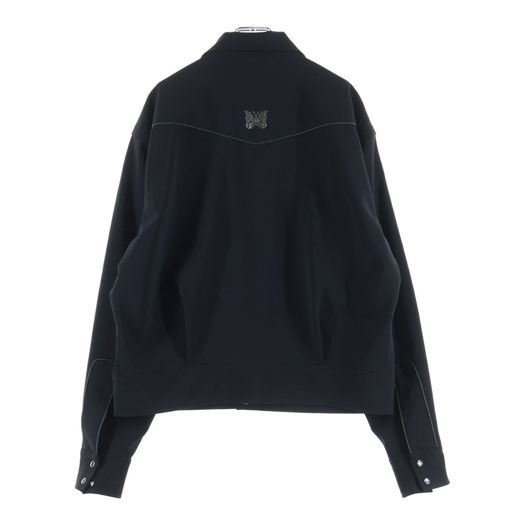 Needles(ニードルス) Piping Cowboy Jacket パイピング パピヨンエンブロイダリー カウボーイジャケット ブラック QV217